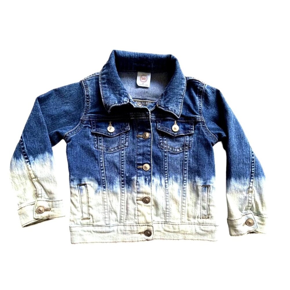 Wonder Nation Ombré Dip Dye Jean Jacket All Genders Size 4T